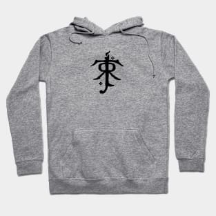 Tolkien Fans Logo and Faithless Quote Light Hoodie